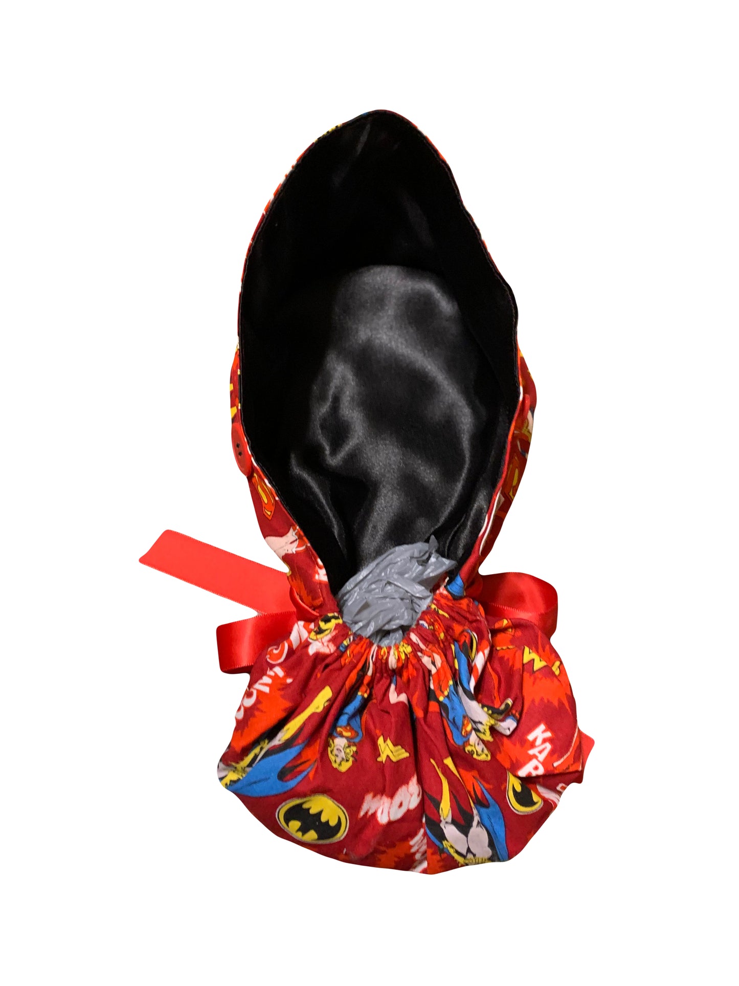 Super Woman Red Scrub Cap