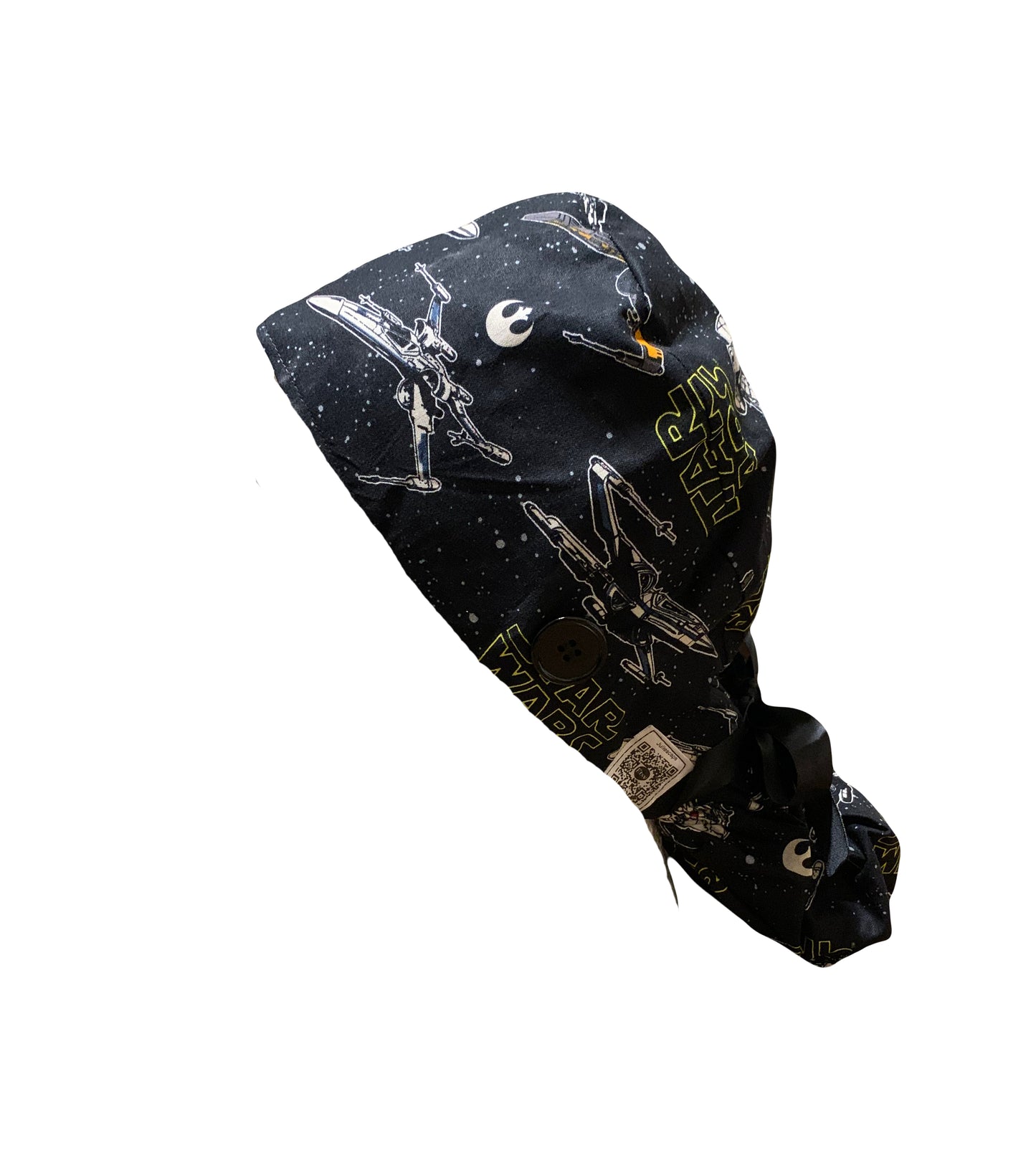 Millennium Falcon Black Scrub Cap