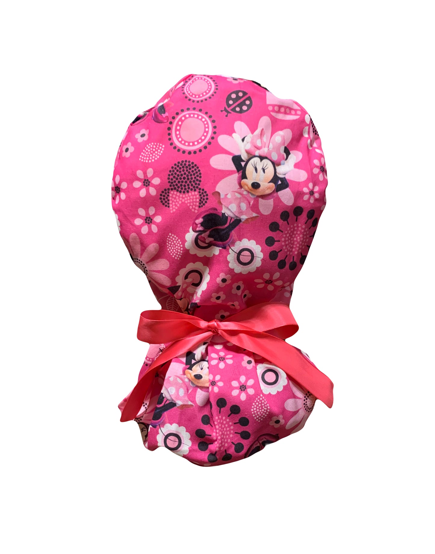 Minnie Mouse Pink Scrub Cap