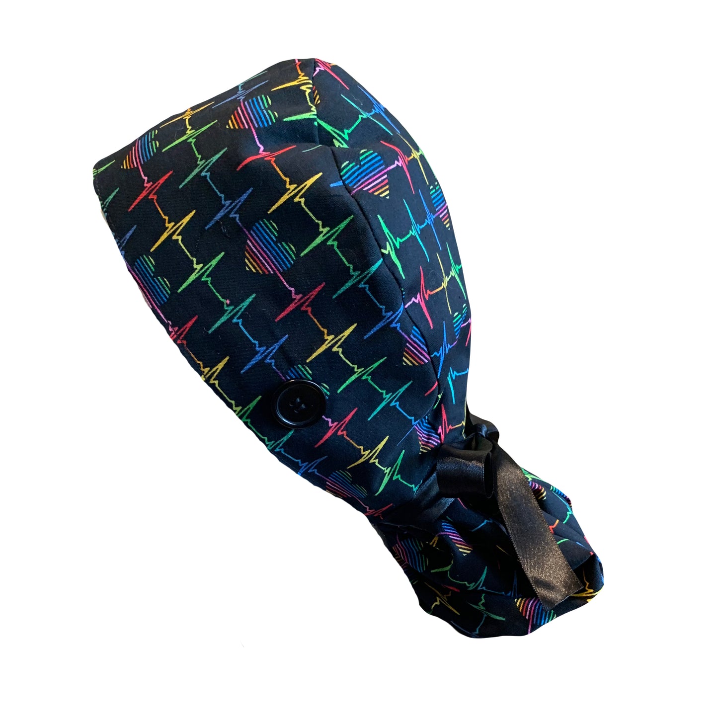 Heart Beat Scrub Cap