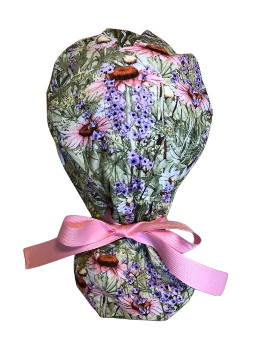 Purple Lilac Scrub Cap