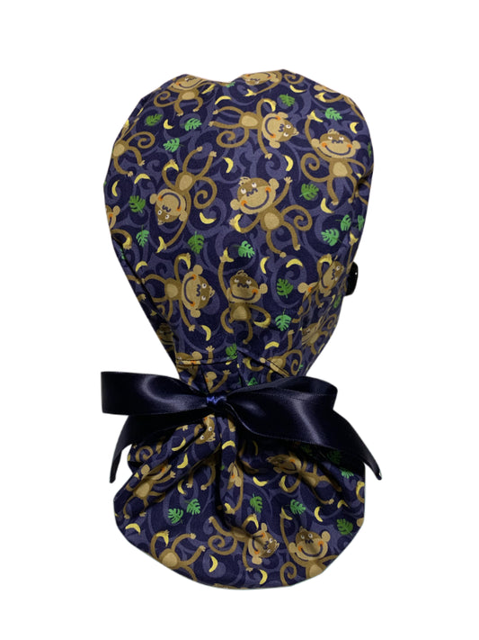 Monkey Scrub Cap