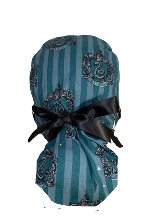 Harry Potter Slytherin Green Scrub Cap