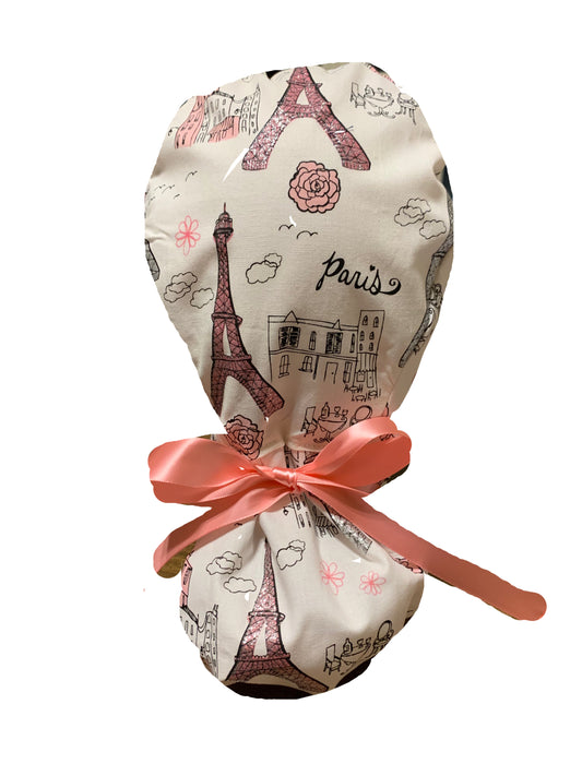 Eiffel Tower Scrub Cap