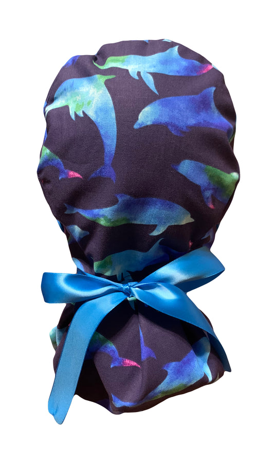 Dolphins Scrub Cap
