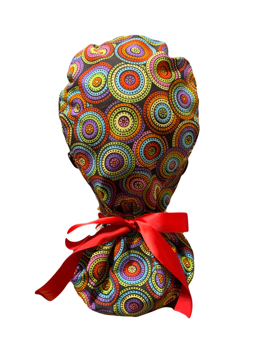 Swirl Scrub Cap