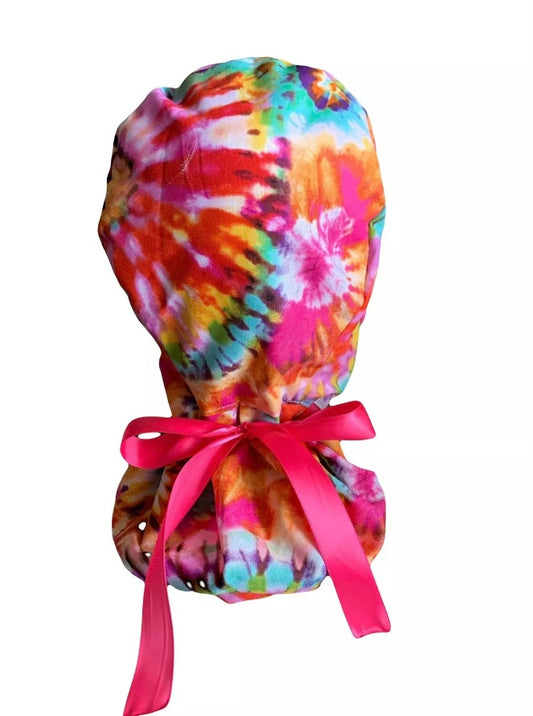 Tie Dye Scrub Cap