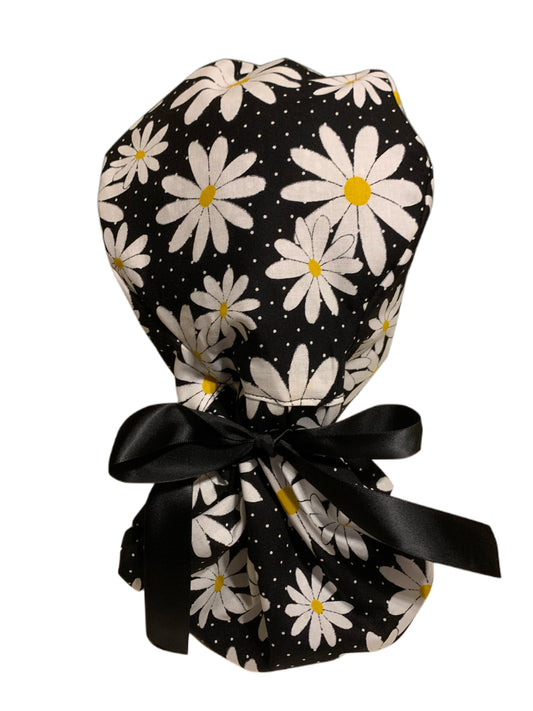 Flowers Daisy Scrub Cap