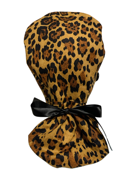 Leopard Scrub Cap