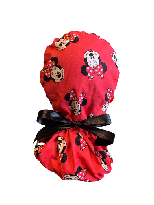 Mickey Mouse Red Scrub Cap