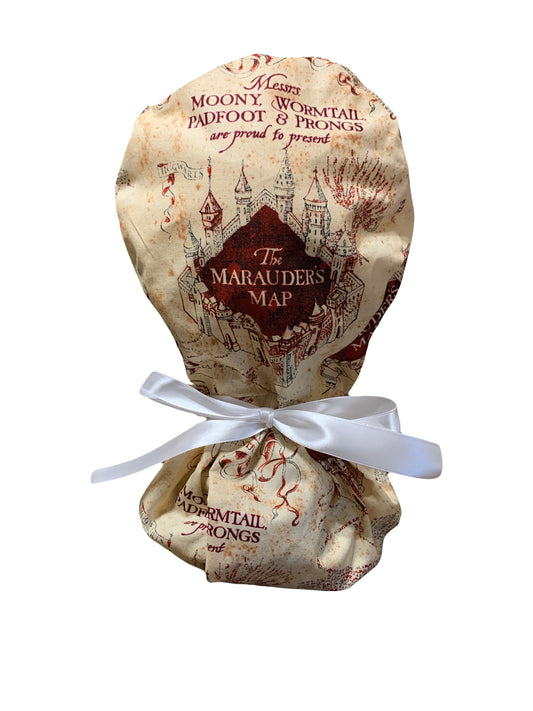 Harry Potter Marauder's Map Scrub Cap