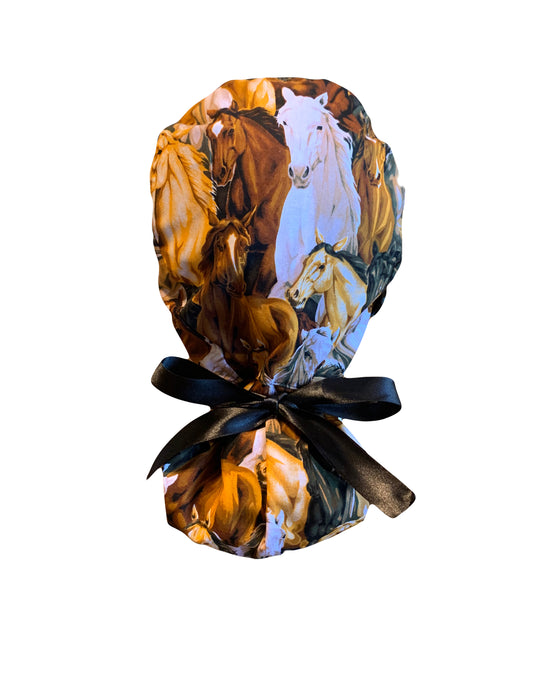 Horses Scrub Cap