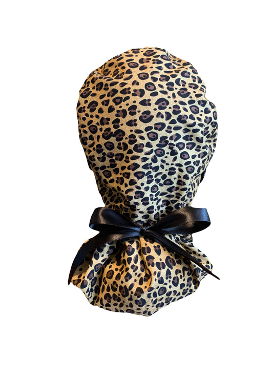 Cheetah Scrub Cap