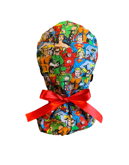 Super Hero Scrub Caps